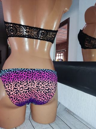 Biquini leopardo talla 38 nuevo