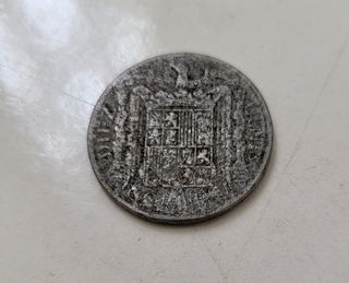 Moneda de 10 céntimos España 1941