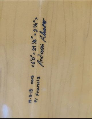 tabla de surf fish madera