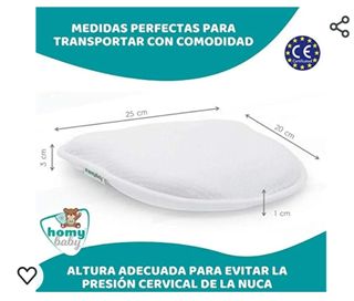 Almohada bebé, cojín plagiocefalia 