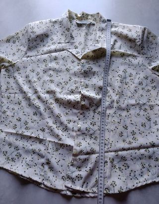 Conjunto señora camisa y falda verde T.54-56