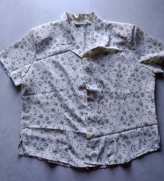 Conjunto señora camisa y falda verde T.54-56