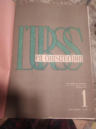 Libro antiguo L'urss en construction