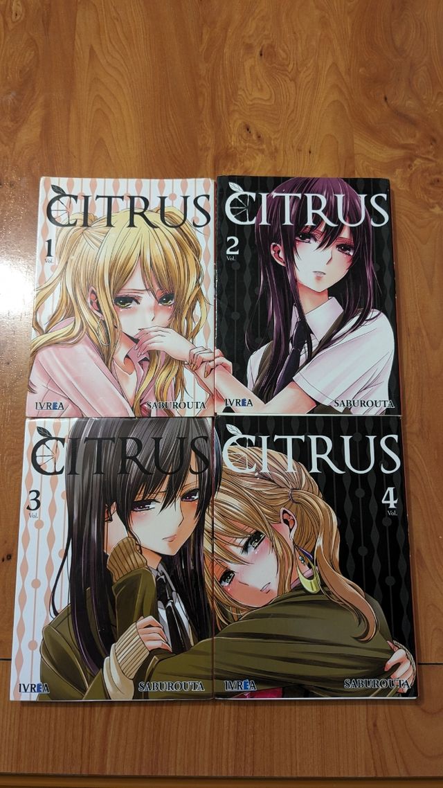 4 Volúmenes manga Citrus