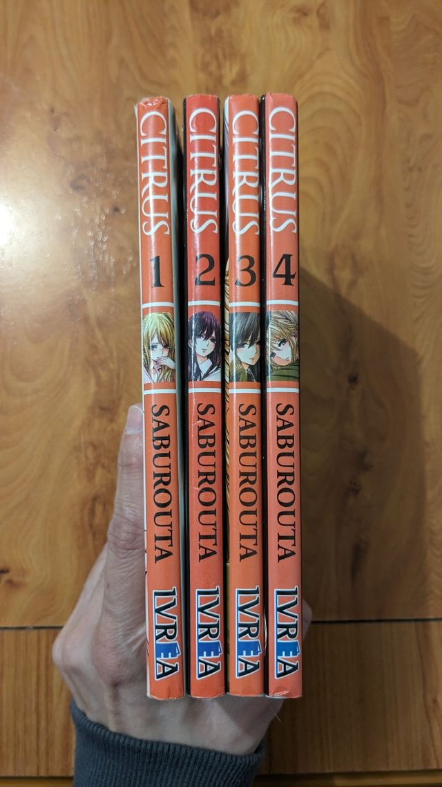 4 Volúmenes manga Citrus
