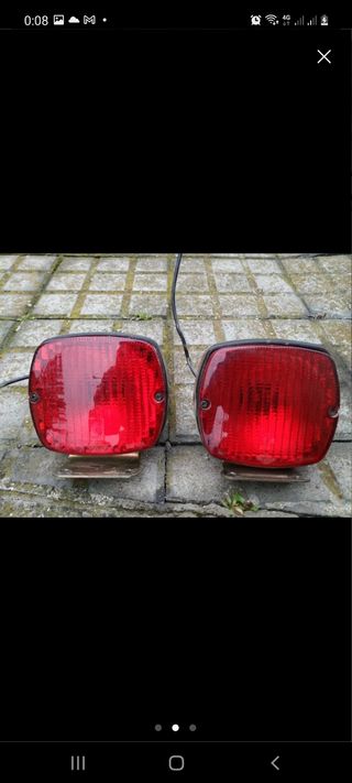 Juego luces freno rallye rojas 