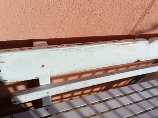 Panchina legno artigianale shabby