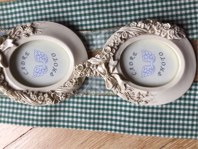 Cornice shabby per 3 foto