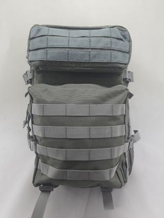 Mochila gris 45L táctica militar, senderismo