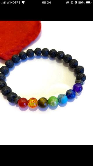 Bracciale con pietra lavica