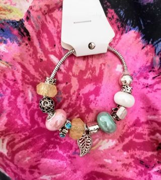 Pulsera Acero inox.A estrenar.Lila.