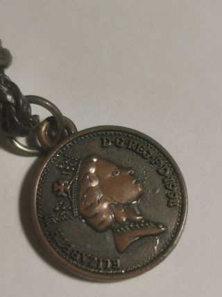 Portachiavi vintage Regina Elisabetta