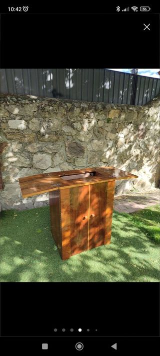 Máquina de coser singer con mueble