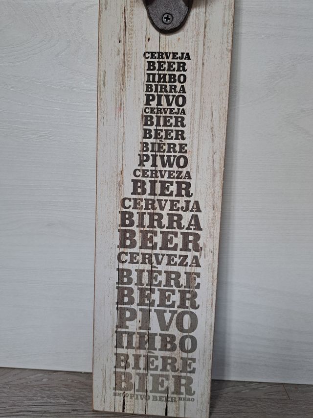 Apribottiglia birra da parete