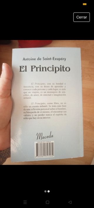 Libro infantil el principito 
