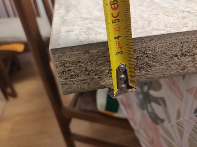 Encimera sin estrenar de 4 cm de grueso