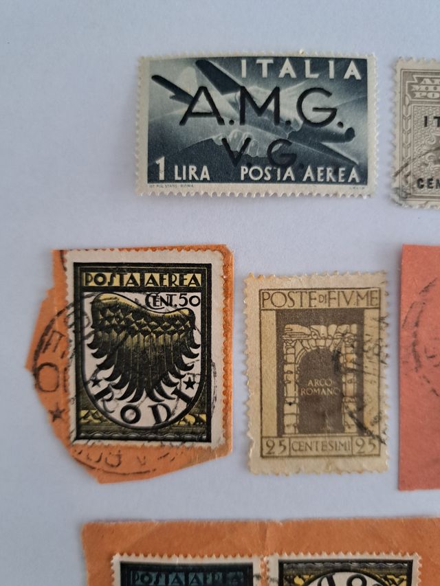 Francobolli Italia colonie, Fiume e vari