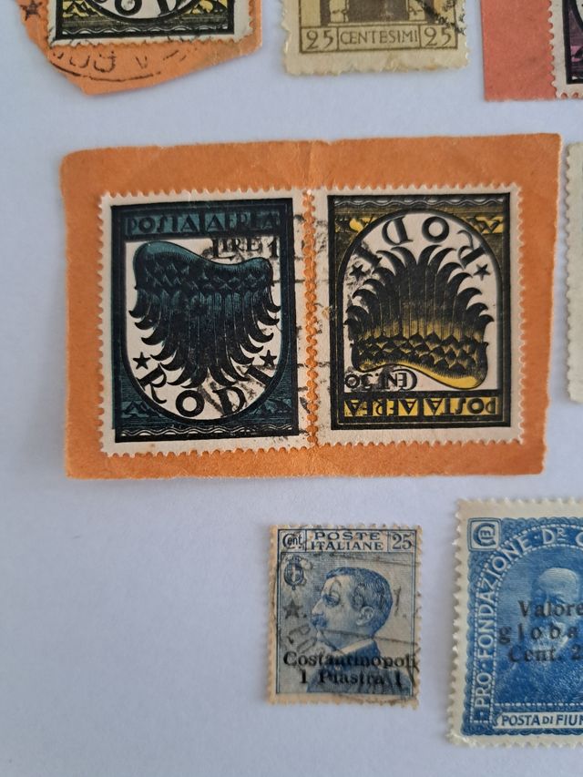 Francobolli Italia colonie, Fiume e vari