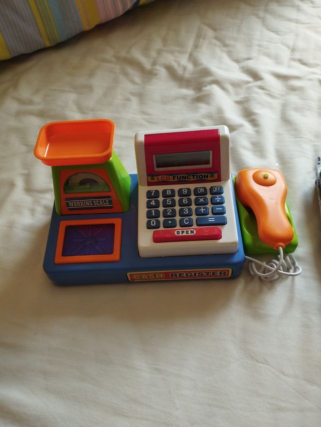 Maquina registradora de juguete