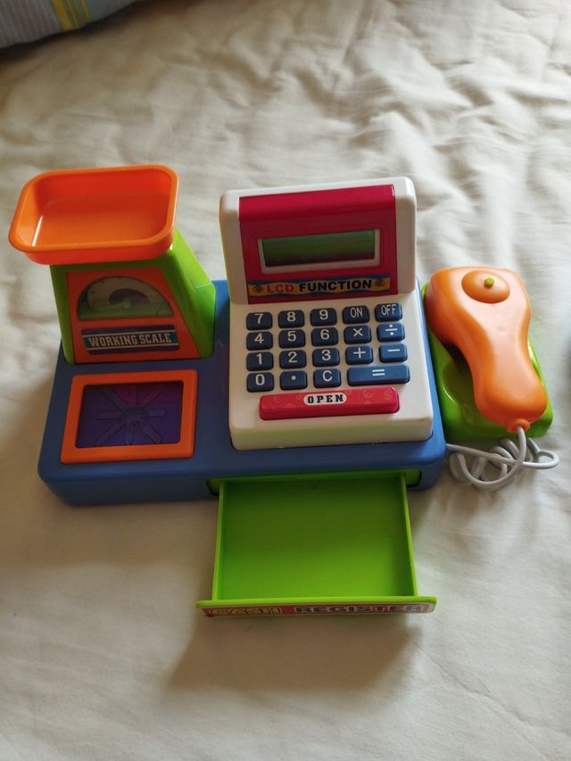Maquina registradora de juguete