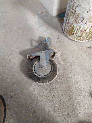Ruedas para desplazar los andamios