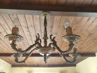 Lámpara antigua maciza