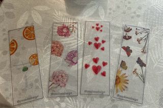 Marcapaginas transparentes personalizados