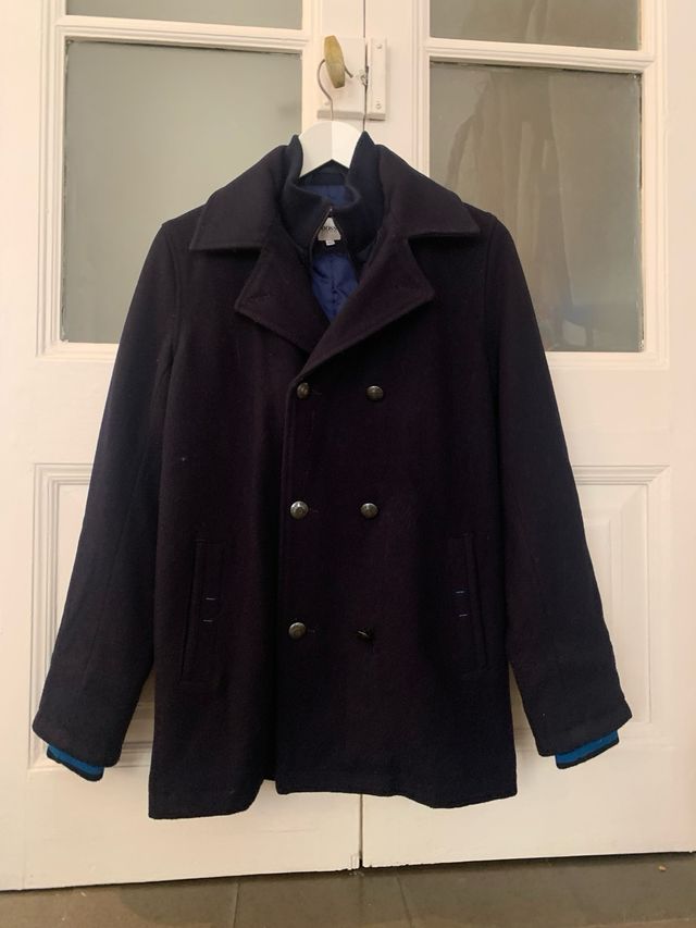 Abrigo de lana Hugo Boss