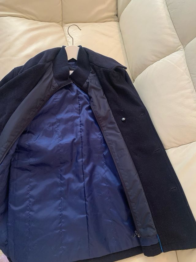 Abrigo de lana Hugo Boss