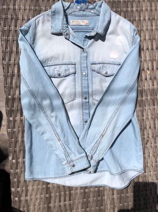 Camisa vaquera niña