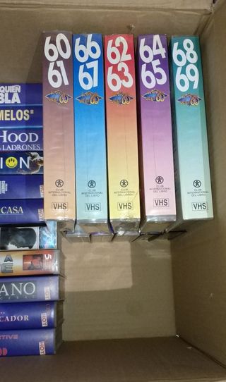 Lote de 42 películas en VHS