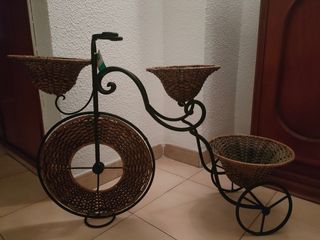 Bicicleta forja decoración