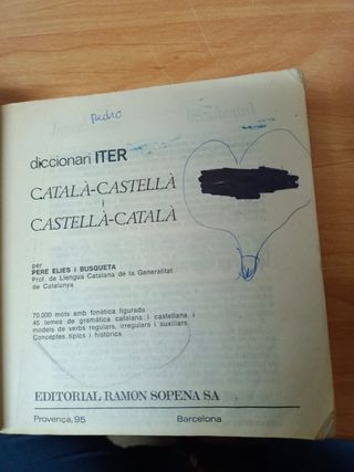 Diccionario catalán-castellano castellà-