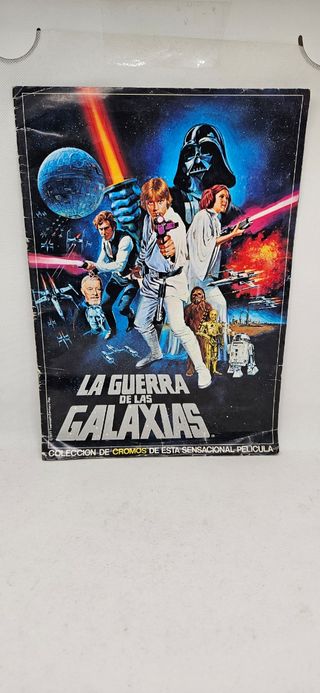 ALBUM STAR WARS GUERRA GALAXIAS PACOSA COMPLETO