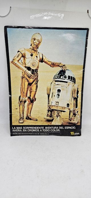 ALBUM STAR WARS GUERRA GALAXIAS PACOSA COMPLETO