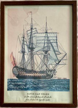 LÁMINAS ANTIGUAS DE NAVÍOS