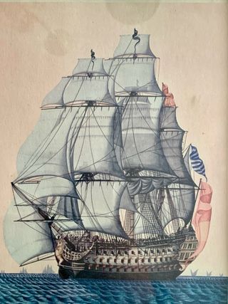 LÁMINAS ANTIGUAS DE NAVÍOS