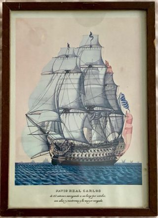 LÁMINAS ANTIGUAS DE NAVÍOS