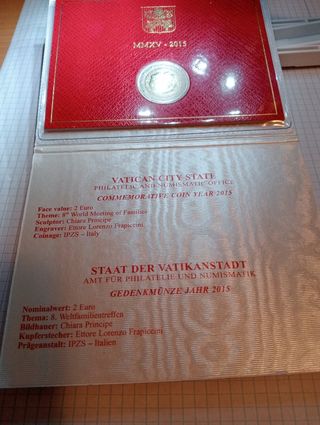 Moneda del Vaticano 2015