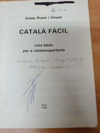 Català fàcil curs bàsic per a catalanopa