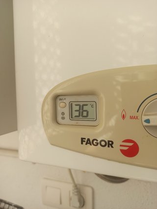 Termo gas natural Fagor 14 litros