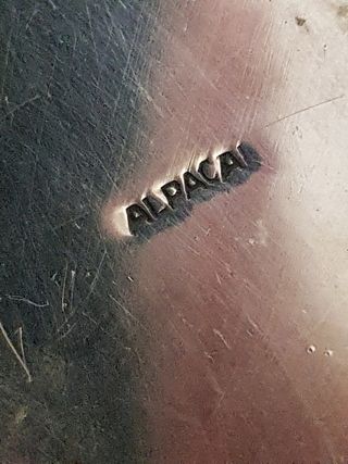 Vaso de comunión en alpaca plateada