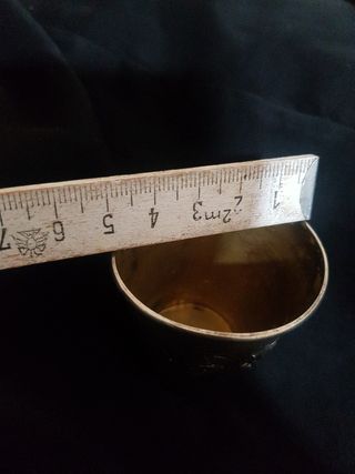 Vaso de comunión en alpaca plateada