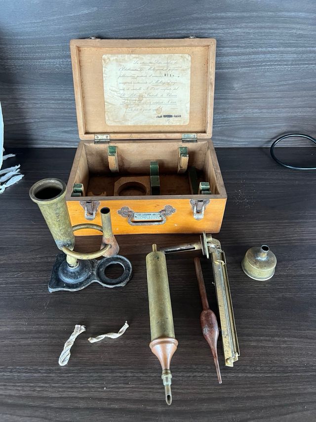 Ebulliometro Malligand antico