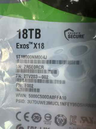 Seagate Enterprise ST18000NM004J disco duro#5E0RCR