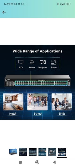 Switch Ethernet 48 Puertos