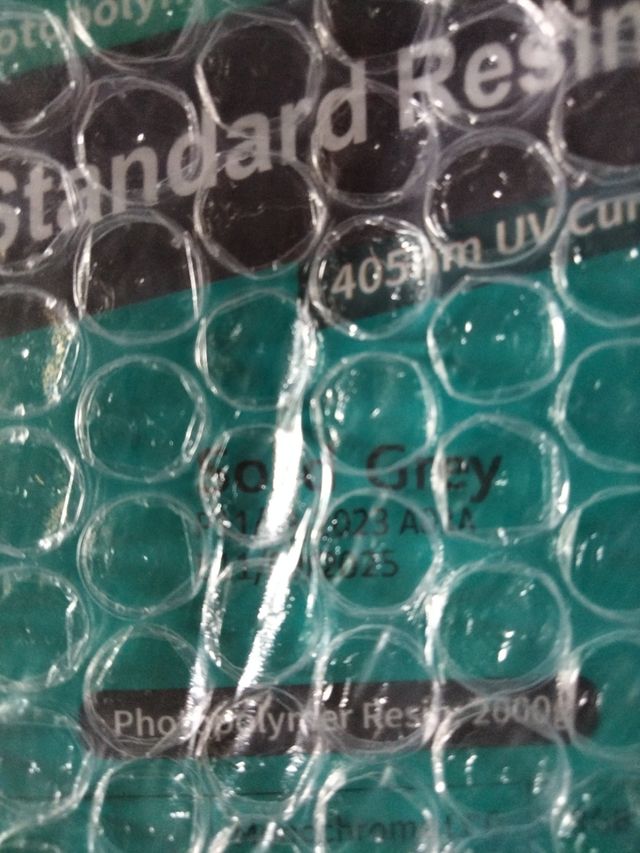 Standard photopolymer resin 3d