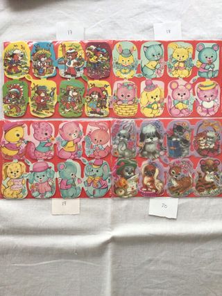 Laminas cromos troquelados kruger