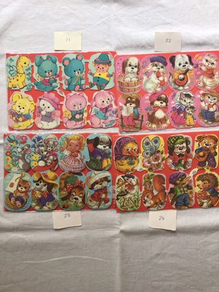 Laminas cromos troquelados kruger