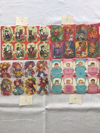 Laminas cromos troquelados kruger